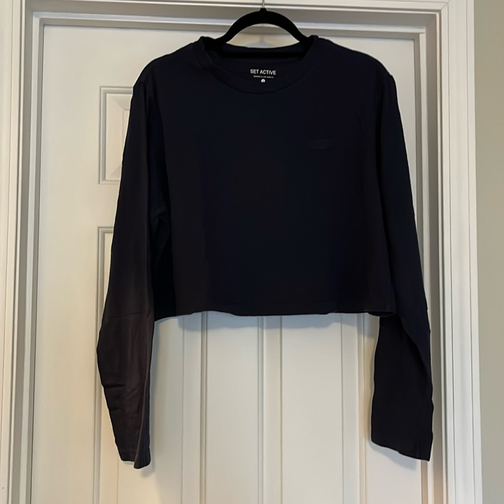 Set active long sleeve crop